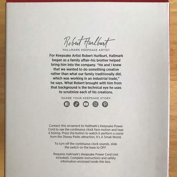 NEW ITS A SMALL WORLD HALLMARK ORNAMENT - Picture 3 of 7